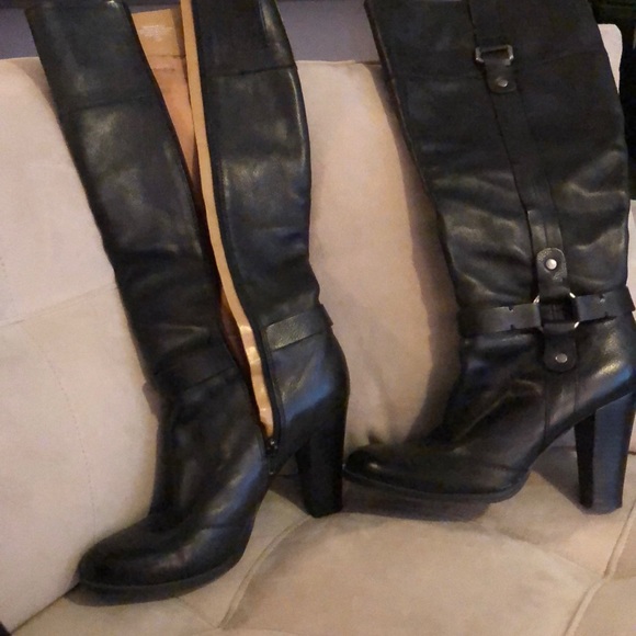 Nine West Shoes - Nine West Block Heel Knee High Boots